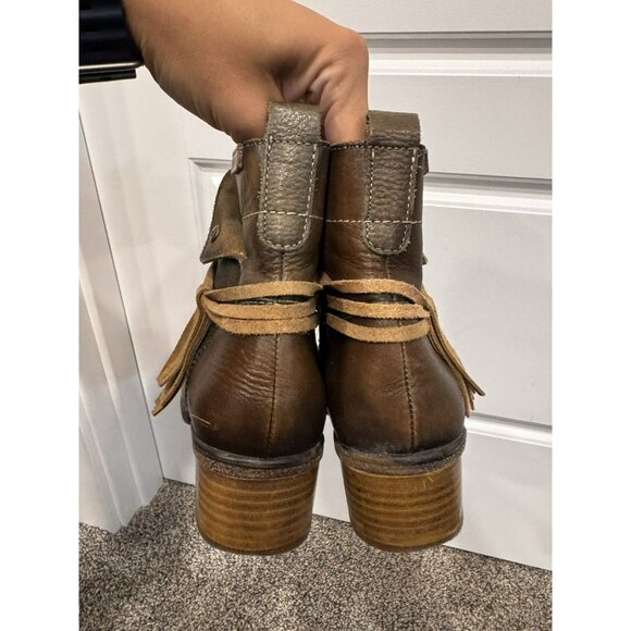 Pikolinos Zaragoza Ankle Booties Brown Boho Size 36 - Picture 5 of 6
